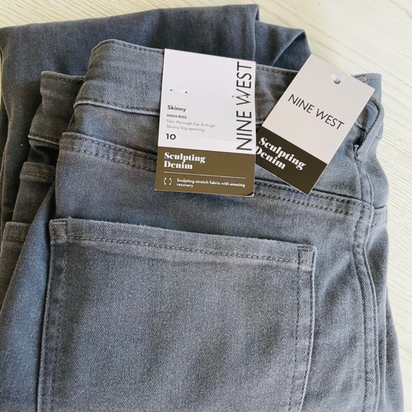 NWT Nine West Skinny High Rise Jeans - Picture 3 of 3